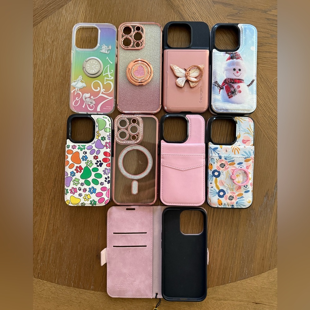 iPhone 14 Pro phone cases. Multiple colors and design designs.
